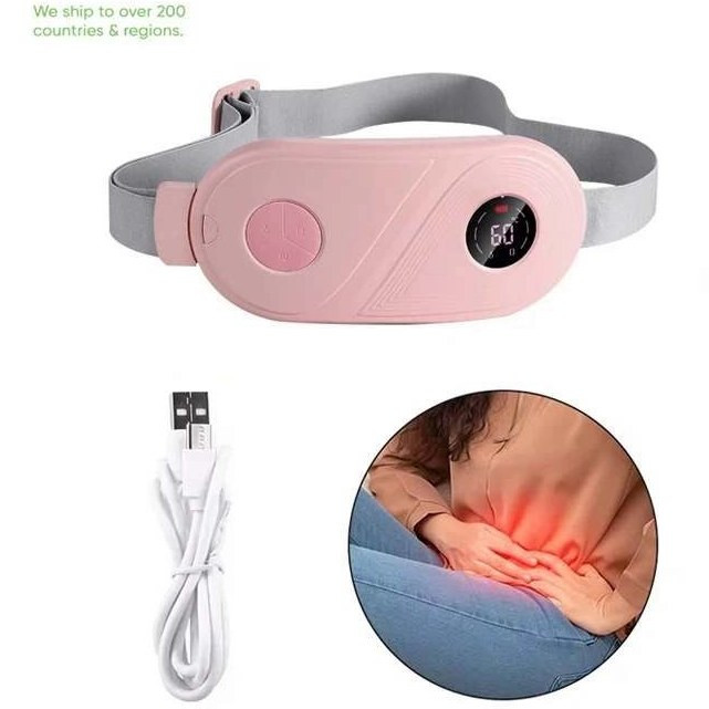 کمربند ماساژور و گرم کننده تسکین درد قاعدگی مدل Massage and heating belt to relieve menstrual pain برند اورجینال چین
