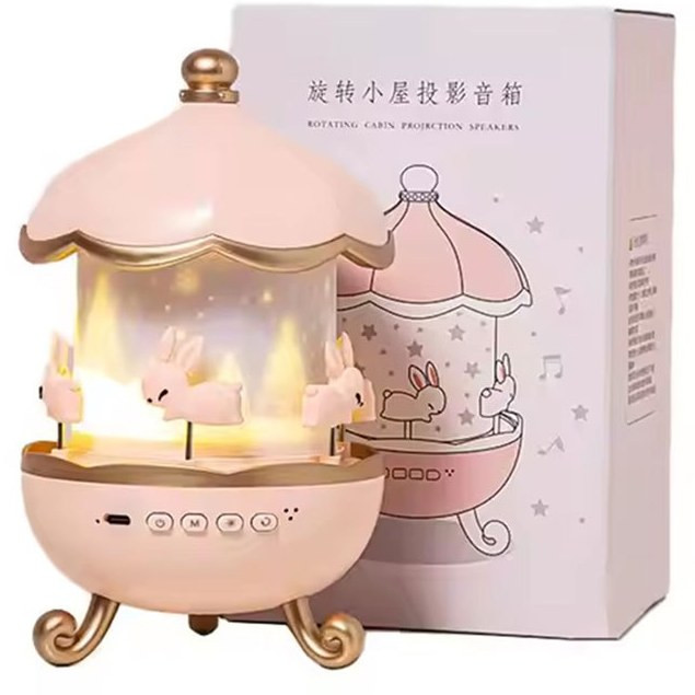 چراغ خواب اسپیکردار پروژکتوری اتاق خواب کودک