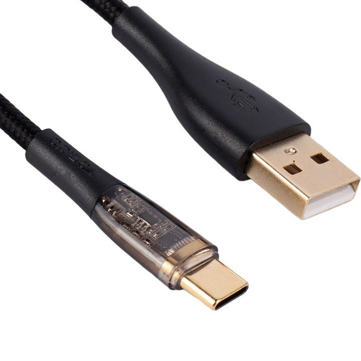 کابل TYPE-C فست شارژ Yesido CA104 2.4A 1.2m