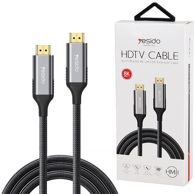 کابل Yesido HM11 HDMI 8K 1.8m