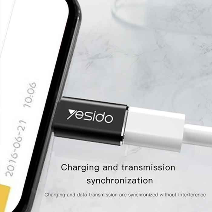 تبدیل تایپ سی به لایتینیگ یسیدو مدل YESIDO GS03