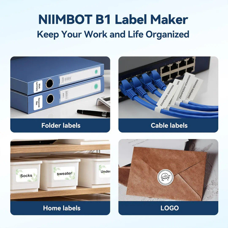 پرینتر شارژی لیبل زن برند NIIMBOT مدل B1