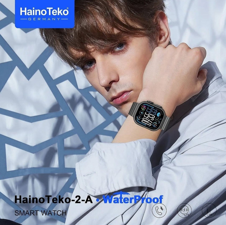 ساعت هوشمند هاینوتکو مدل HainoTeko-2-A ضدآب همراه با صفحه آمولد و یک گیگ حافظه داخلی ا HainoTeko-2-A (با ضمانت اصل بودن کالا)