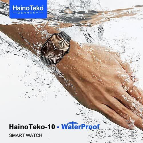 ساعت هوشمند هاینوتکو مدل HainoTeko-10 ضدآب همراه با صفحه آمولد ا HainoTeko 10 (با ضمانت اصل بودن کالا)