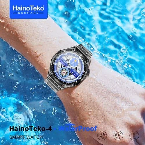 ساعت هوشمند هاینوتکو مدل HainoTeko-4 ضدآب همراه با صفحه آمولد ا HainoTeko- 4 GT4 (با ضمانت اصل بودن کالا)