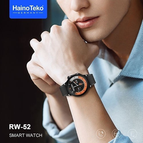 ساعت هوشمند مدل RW52 همراه با صفحه آمولد AMOLED برند HainoTeko (با ضمانت اصل بودن کالا)