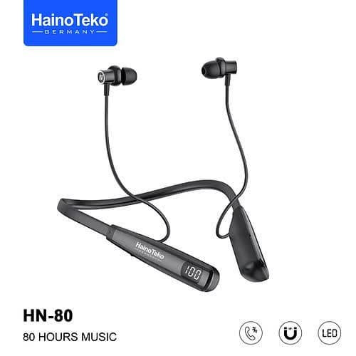 هندزفری گردنی بلوتوثی مدل HN-80 برند HAINOTEKO (با ضمانت اصل بودن کالا)