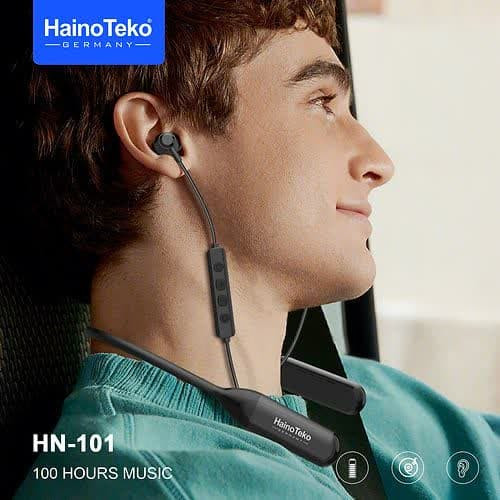 هندزفری گردنی بلوتوثی مدل HN-101 برند HAINOTEKO (با ضمانت اصل بودن کالا)