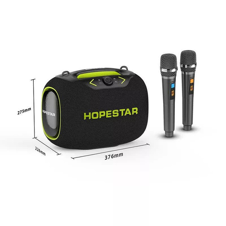 اسپیکر بلوتوثی میکروفون دار مدل PARTYBOX برند HOPESTAR