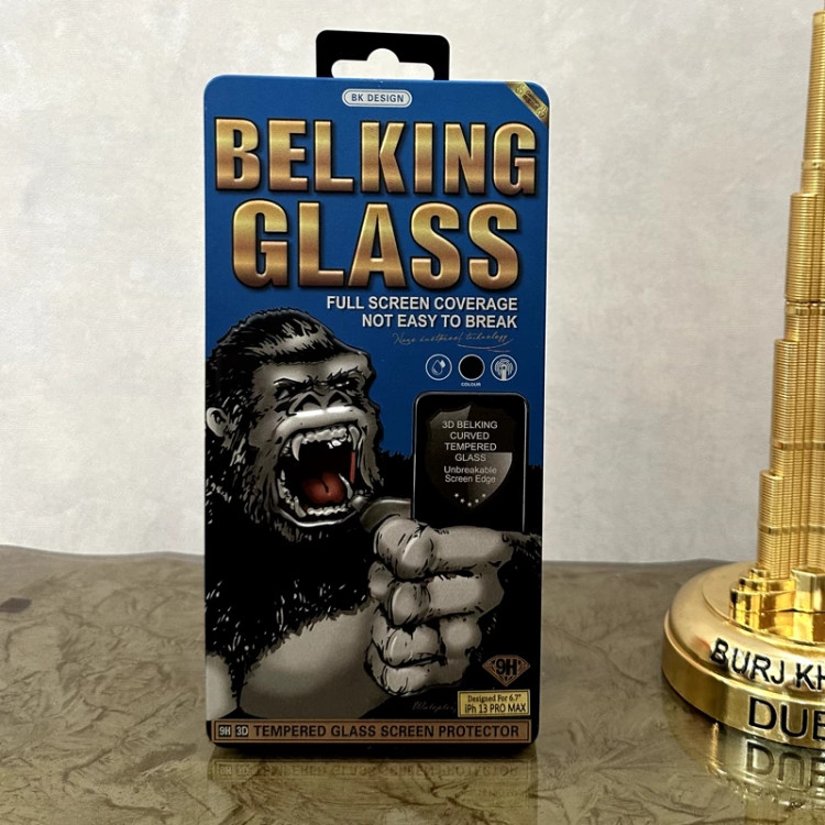 گلس فول صفحه 3D اصلی آیفون14پرومکس برند BELKING