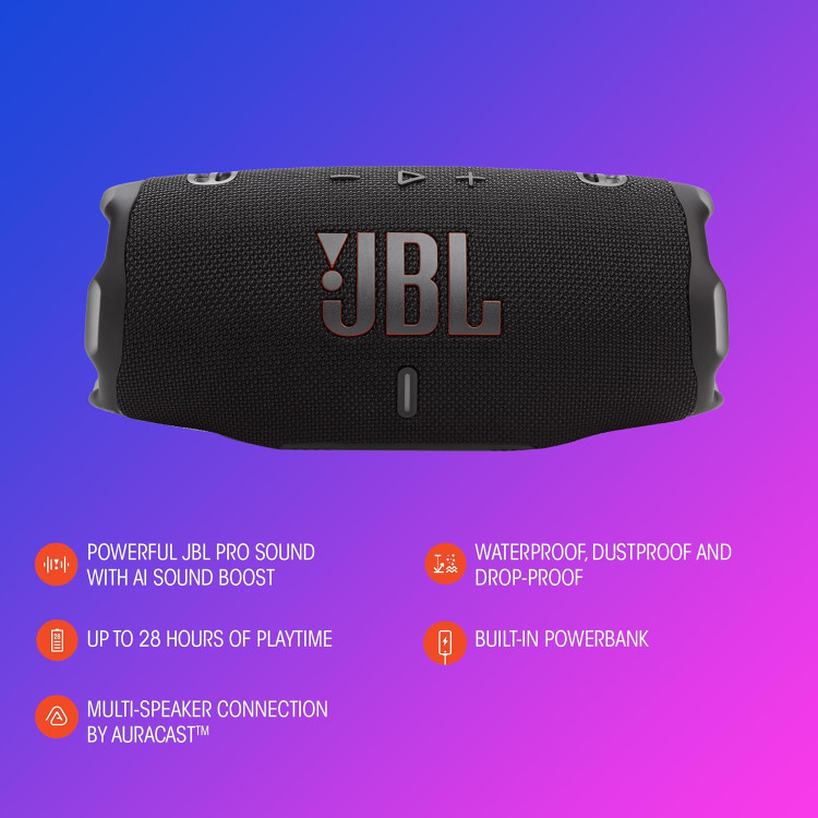 اسپیکر جی بی ال ( اصل) مدل CHARGE 6 برند JBL (by HARMAN) با ضمانت اصل بودن