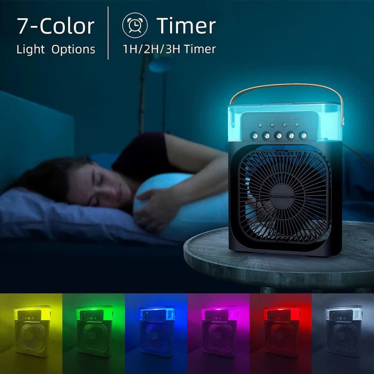 پنکه خنک کننده کوچک به همراه مه پاش COOLING FAN