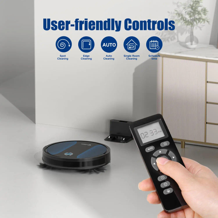 جارو روباتیک مدل R550 Ultra برند Coredy (مکش قوی 2200 پاسکال)