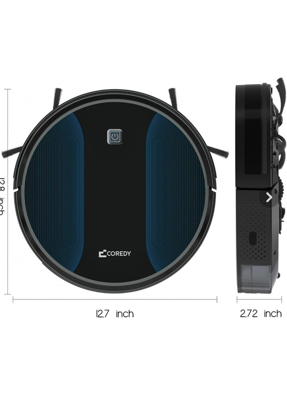 جارو روباتیک مدل R550 Ultra برند Coredy (مکش قوی 2200 پاسکال)