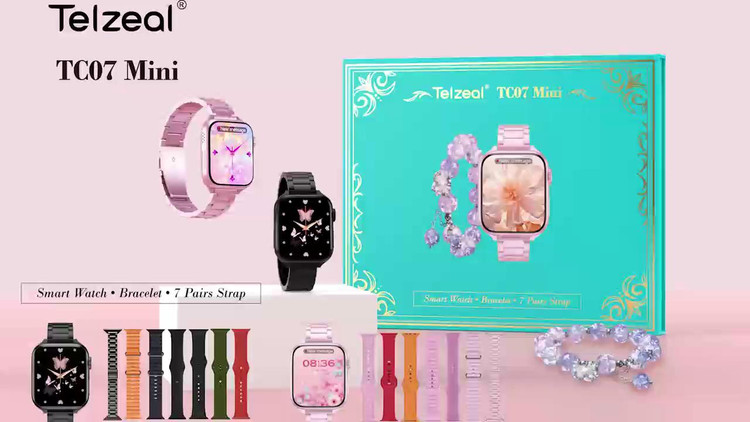 ساعت هوشمند ( ضدآب و AMOLD ) مدل TC07Mini برند Telzeal