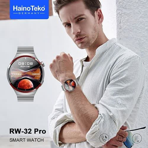 ساعت هوشمند AMOLED ضدآب مدل( Watch 4 pro Space X) RW-32PRO برند HAINOTEKO (با ضمانت اصل بودن کالا)