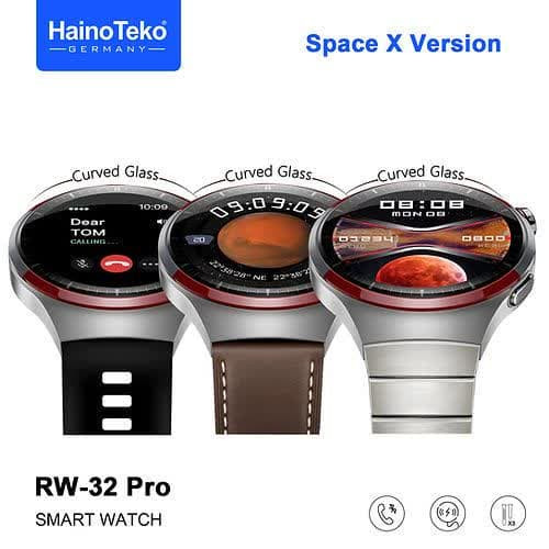 ساعت هوشمند AMOLED ضدآب مدل( Watch 4 pro Space X) RW-32PRO برند HAINOTEKO (با ضمانت اصل بودن کالا)