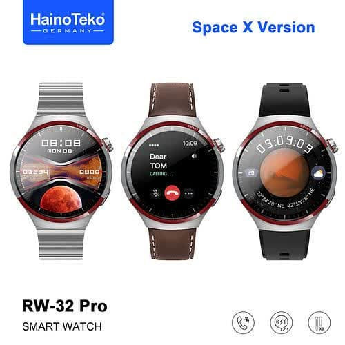 ساعت هوشمند AMOLED ضدآب مدل( Watch 4 pro Space X) RW-32PRO برند HAINOTEKO (با ضمانت اصل بودن کالا)