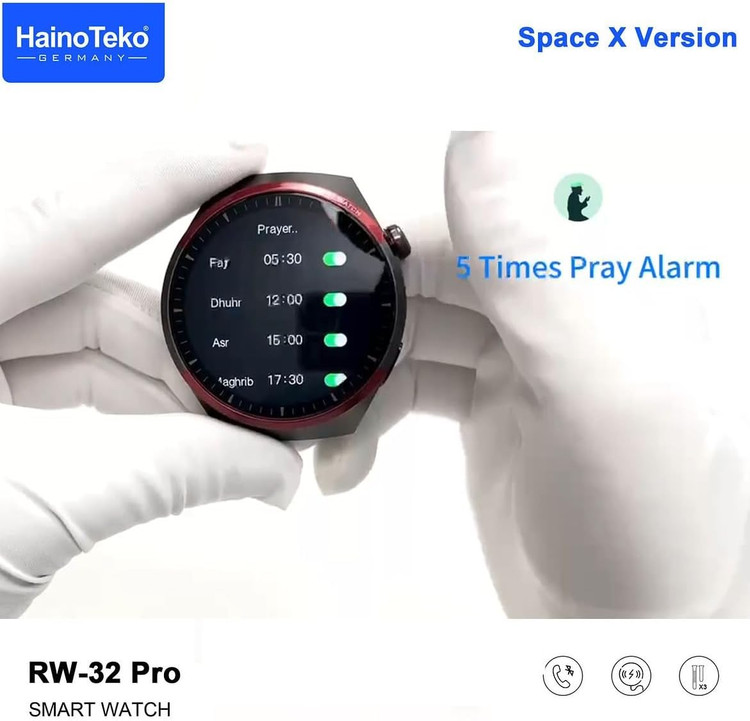 ساعت هوشمند AMOLED ضدآب مدل( Watch 4 pro Space X) RW-32PRO برند HAINOTEKO (با ضمانت اصل بودن کالا)