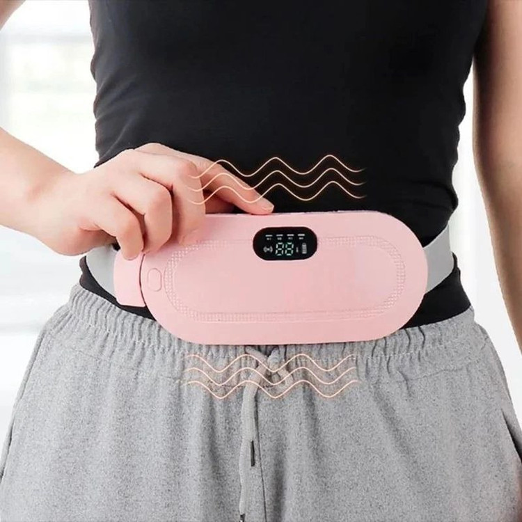 کمربند ماساژور حرارتی شکم قاعدگی تسکین درد اورجینال پک دار مدل heating pad period برند اورجینال چین