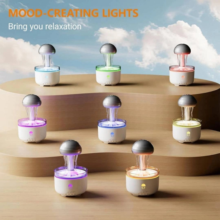 دستگاه بخور سرد عروس دریایی نسخه جدید مدل V73 برند Dynamic jellyfish Aromatherapy Machine