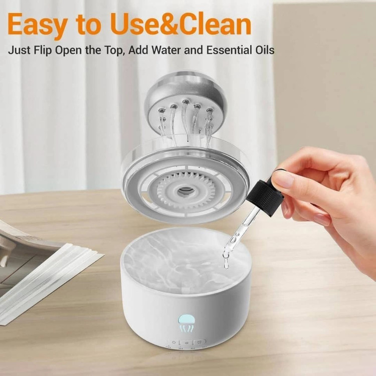 دستگاه بخور سرد عروس دریایی نسخه جدید مدل V73 برند Dynamic jellyfish Aromatherapy Machine