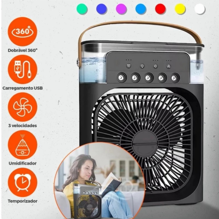 پنکه رومیزی خنک کننده سایز بزرگ ( پنج اسپری ) مدل AIR COOLER FAN