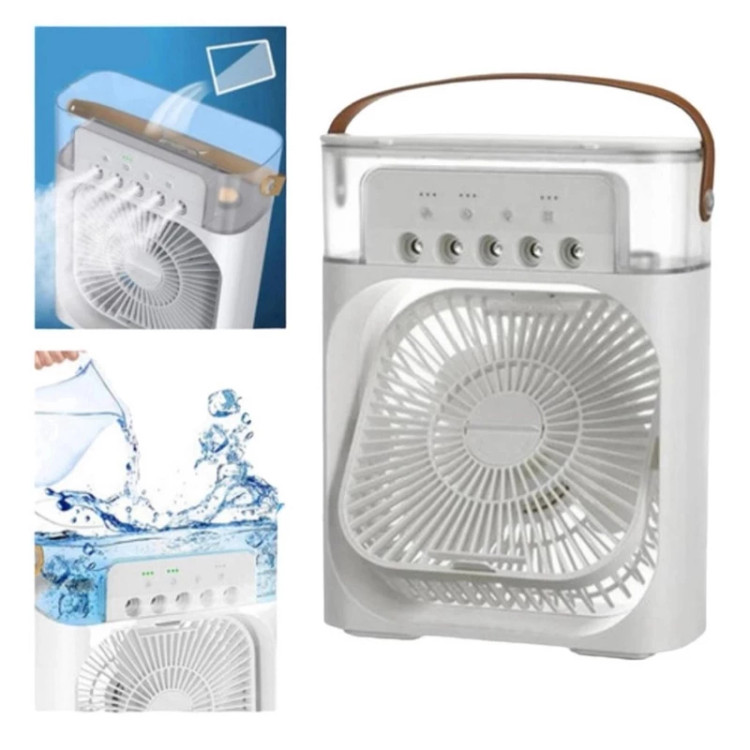 پنکه رومیزی خنک کننده سایز بزرگ ( پنج اسپری ) مدل AIR COOLER FAN