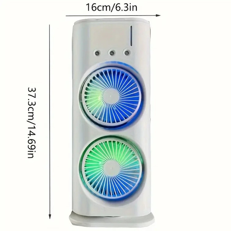 پنکه شارژی رومیزی مه پاش دوقلو مدل Fs-31 اصل