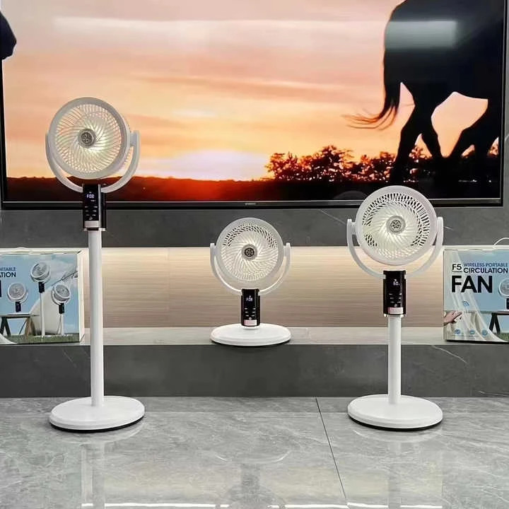 پنکه شارژی F5 هشت سرعته دارای کنترل wireless portable circulation fan