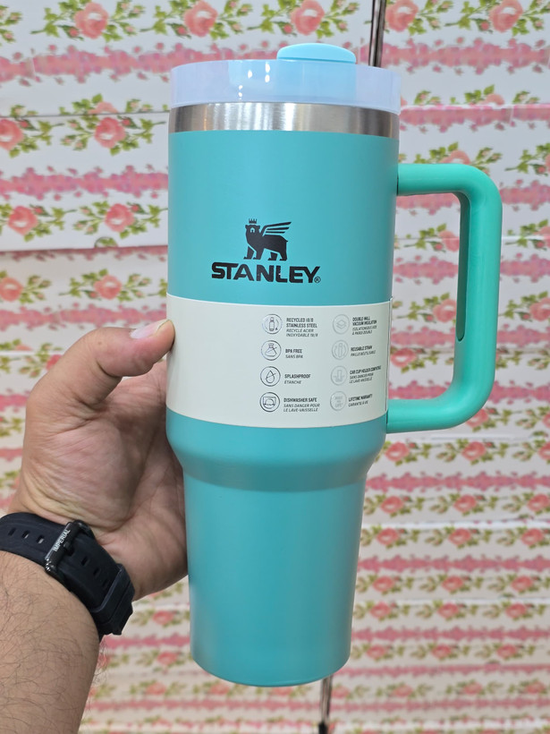 ماگ استنلی دسته دار(۱.۱۸ لیتر ) Quencher H2.O Tumbler طرح ساده