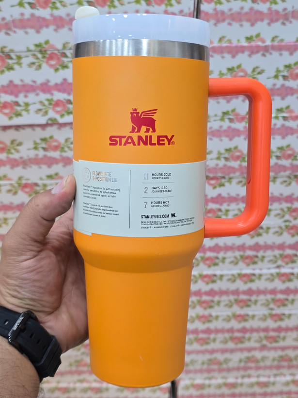ماگ استنلی دسته دار(۱.۱۸ لیتر ) Quencher H2.O Tumbler طرح ساده