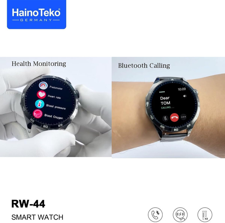 ساعت هوشمند آمولد AMOLED مدل GT4 (RW44) برند HainoTeko (با ضمانت اصل بودن کالا)
