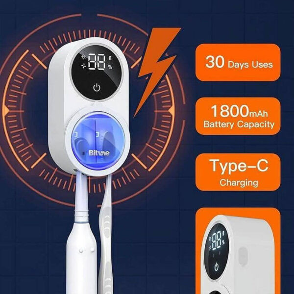 جا مسواکی هوشمند و ضد عفونی کننده با اشعه UV مدل X122 برند Bitvae