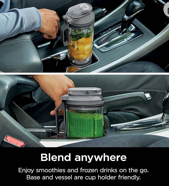 مخلوط کن نینجا مدل BC251 ظرفیت ۰.۶۵ لیتر ۳ کاره تک سرعته