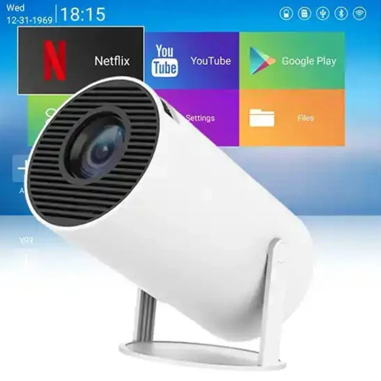 ویدئو پروژکتور Hy300 رم خور مدل کارتن طلایی اورجینال Ultra HD 4K