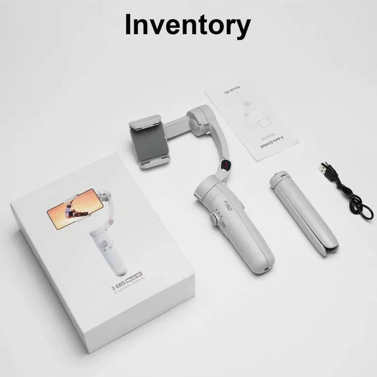 گیمبال لرزشگیر مدل M1 3-AXIS مناسب گوشی های هوشمند با قابلیت قفل بروی چهره