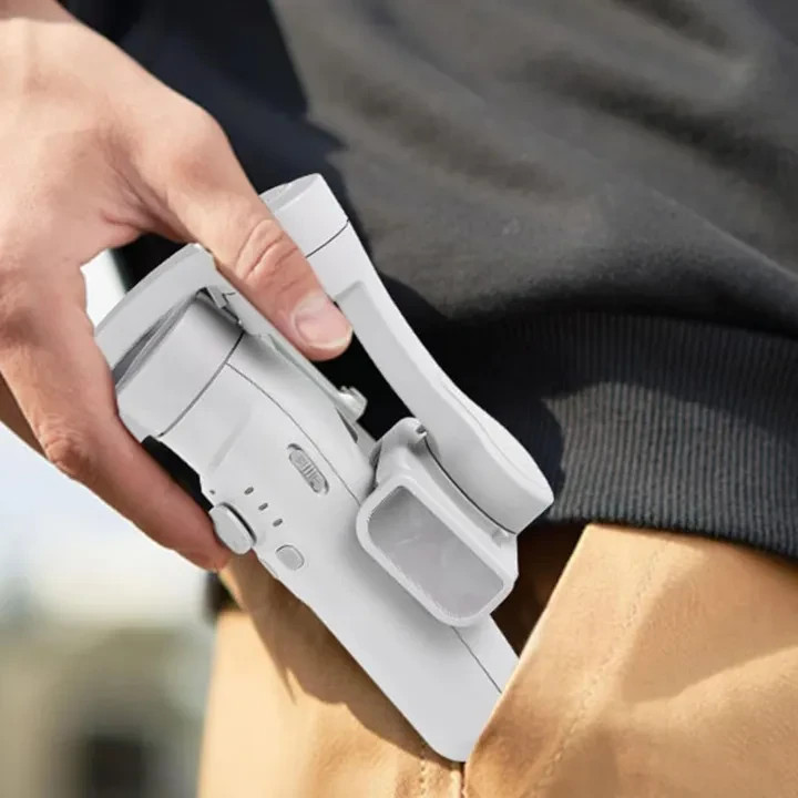 گیمبال لرزشگیر مدل M1 3-AXIS مناسب گوشی های هوشمند با قابلیت قفل بروی چهره