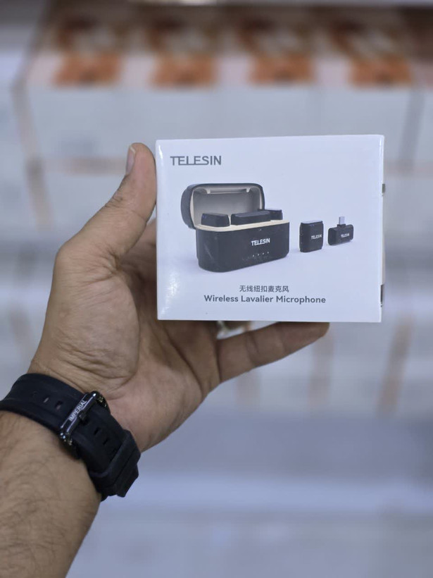 میکروفون یقهای بیسیم TELESIN مدل P5-MCP-01