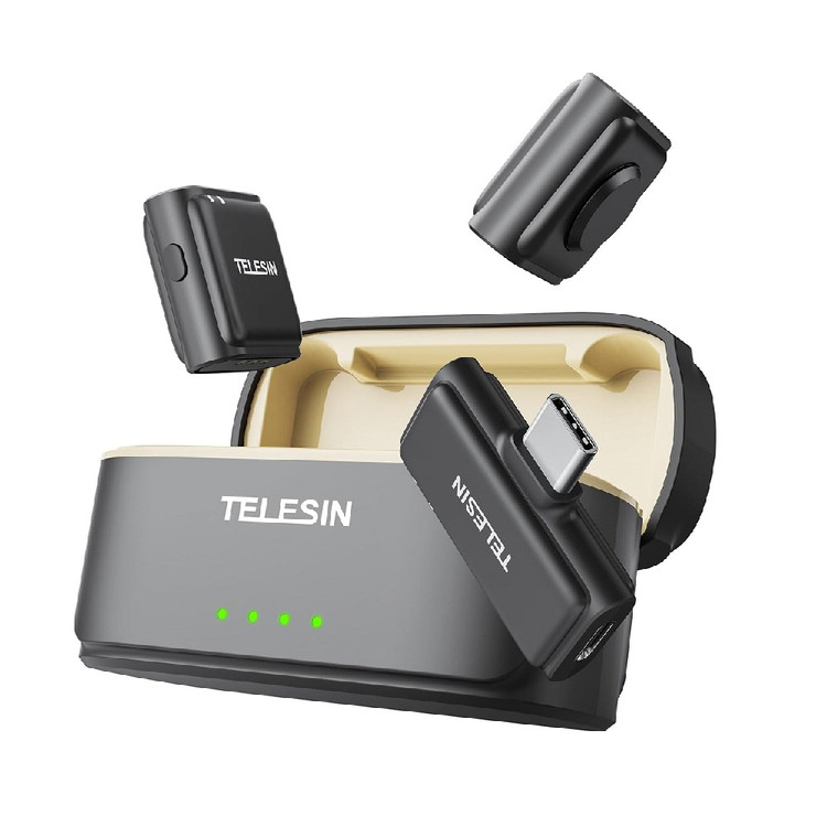 میکروفون یقهای بیسیم TELESIN مدل P5-MCP-01