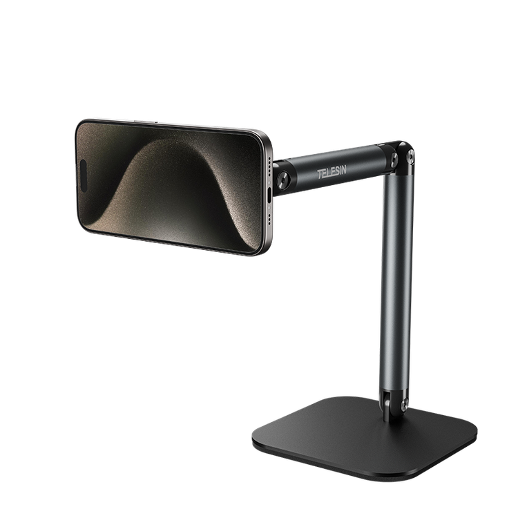 پایه نگهدارنده مغناطیسی موبایل تلسین مدل P3-DS-01 طرح رو میزی
