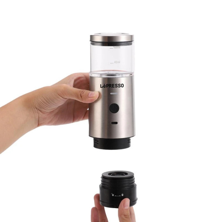 اسپرسوساز قابل حمل استیل لپرسو مدل LePresso Stainless Steel Portable Espresso Maker LPSTPEM