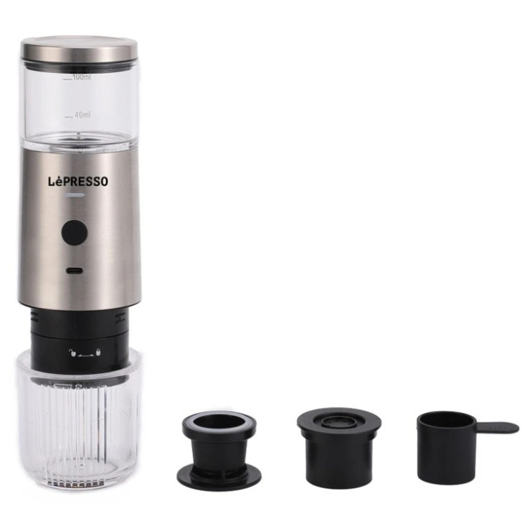 اسپرسوساز قابل حمل استیل لپرسو مدل LePresso Stainless Steel Portable Espresso Maker LPSTPEM