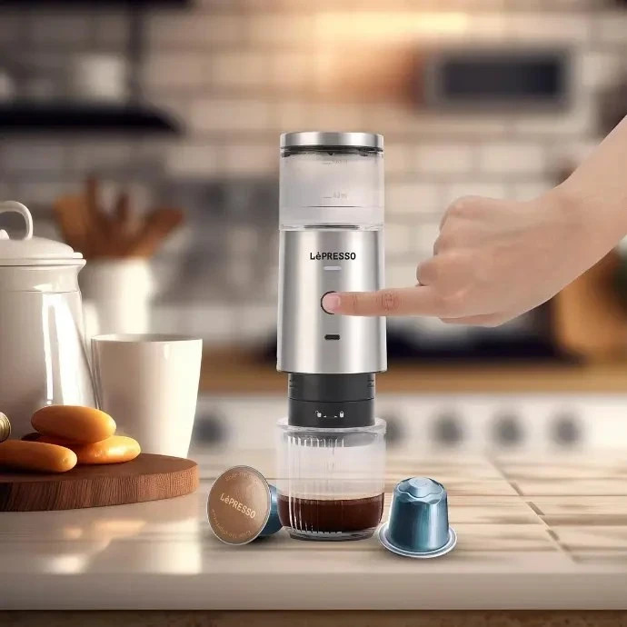 اسپرسوساز قابل حمل استیل لپرسو مدل LePresso Stainless Steel Portable Espresso Maker LPSTPEM