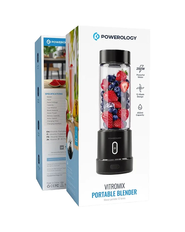 مخلوط کن قابل حمل 450 میلی لیتری پاورولوژی Powerology Vitromix Portable Blender