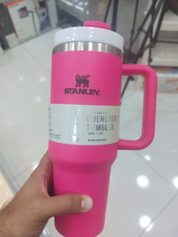 ماگ استنلی دسته دار(۱.۱۸ لیتر ) Quencher H2.O Tumbler طرح ساده