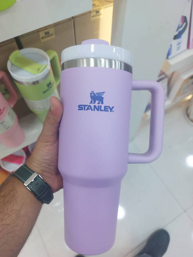 ماگ استنلی دسته دار(۱.۱۸ لیتر ) Quencher H2.O Tumbler طرح ساده