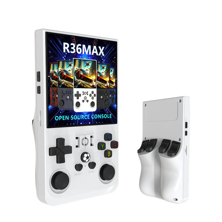 کنسول بازی دستی مدل R36Max با بیش از ۱۸۰۰۰ بازی و صفحه نمایش IPS
