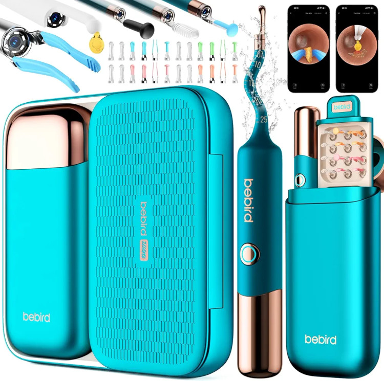 گوش پاک دوربین دار (5G Wi-Fi chip) برند Bebird مدل EarSight Ultra