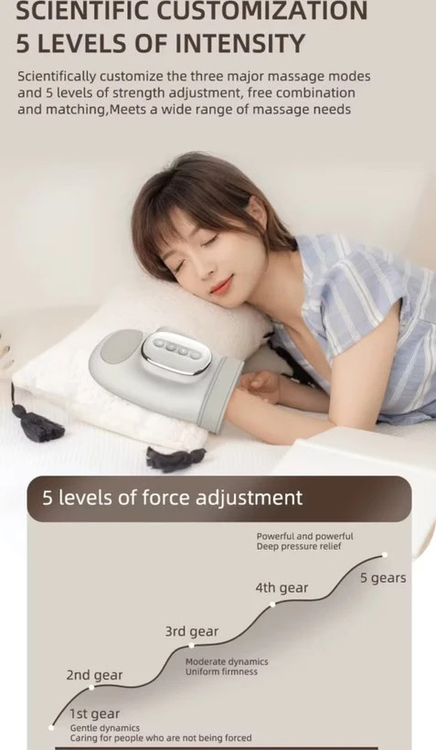 ماساژور دست هوشمند SMART HAND MASSAGER با گرمایش و کمپرس هوا (کیفیت درجه یک ) ارسال فوری و با ضمانت کیفیت اصل بودن کالا و مرجوعی